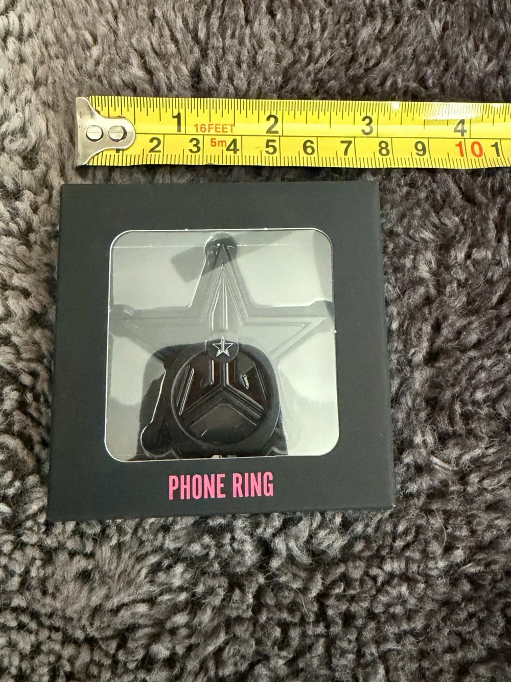 Jeffree Star Black Star Phone Ring Grip